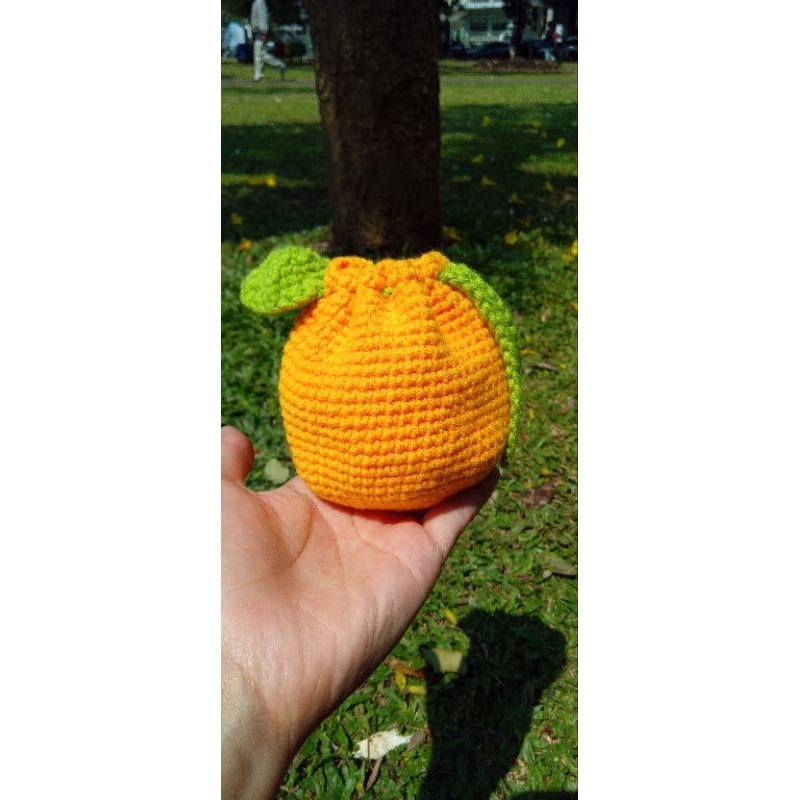 Dompet koin rajut, dompet koin lucu, gantungan dompet koin rajut lucu, dompet koin buah lucu