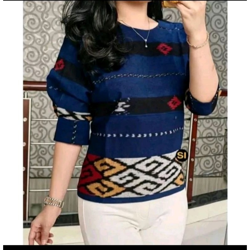 BLOUSE TENUN KERJA WANITA