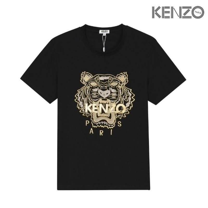 Kenzo T-shirt Embroidery losee fitting Tiger tie