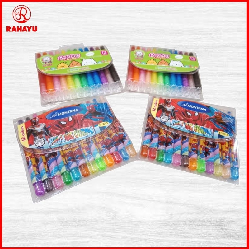 

CRAYON PUTAR 12 WARNA