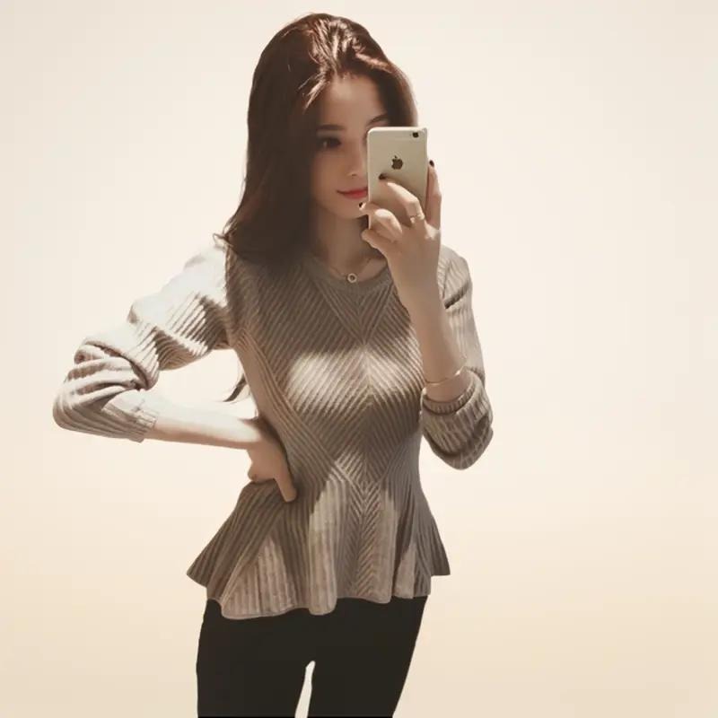 Baju Rajut Wanita Import Lengan Panjang ( KINARA )