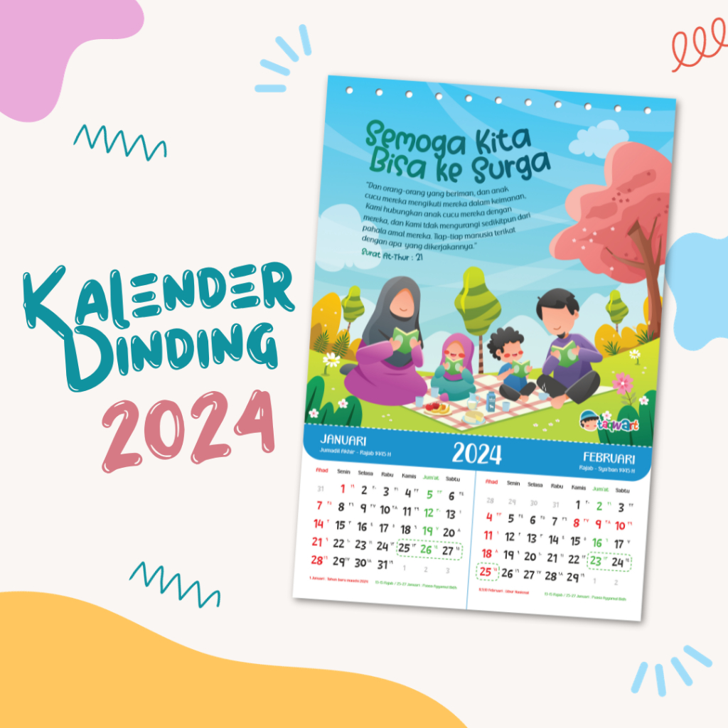 

Kalender Dinding Taqwart 2024