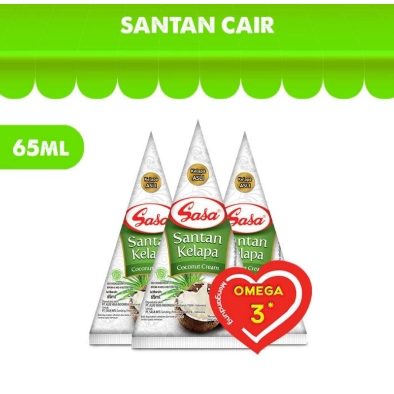 

SASA Santan Cair 65ml 3 PCS