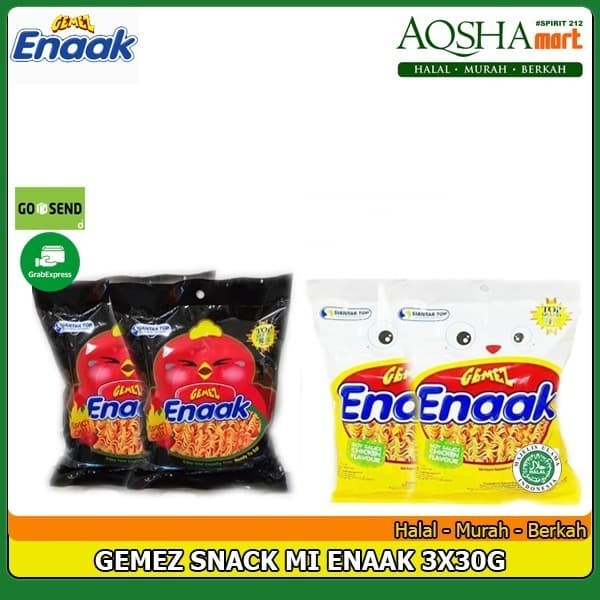 

SNACK MI GEMEZ ENAAK KREMES SPICY CHILI AYAM KECAP MIE GEMES ISI 3