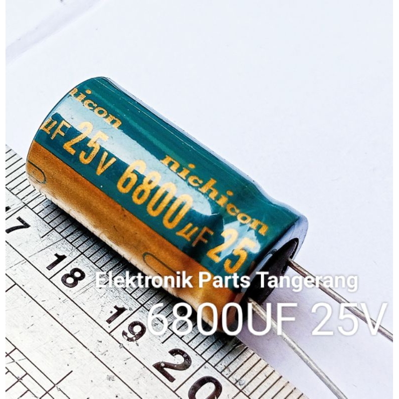 (1 Buah) KAPASITOR ELCO 6800UF 25V CAPACITOR ELCO 25V 6800UF KAPASITOR ELCO 25V 6800UF CAPACITOR ELC