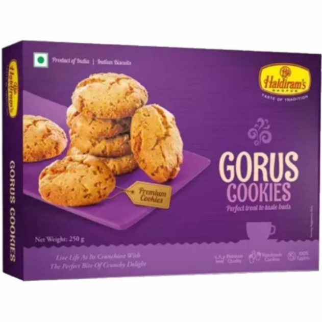 

GORUS COOKIES HALDIRAM'S 250G / Kue Gandum Utuh