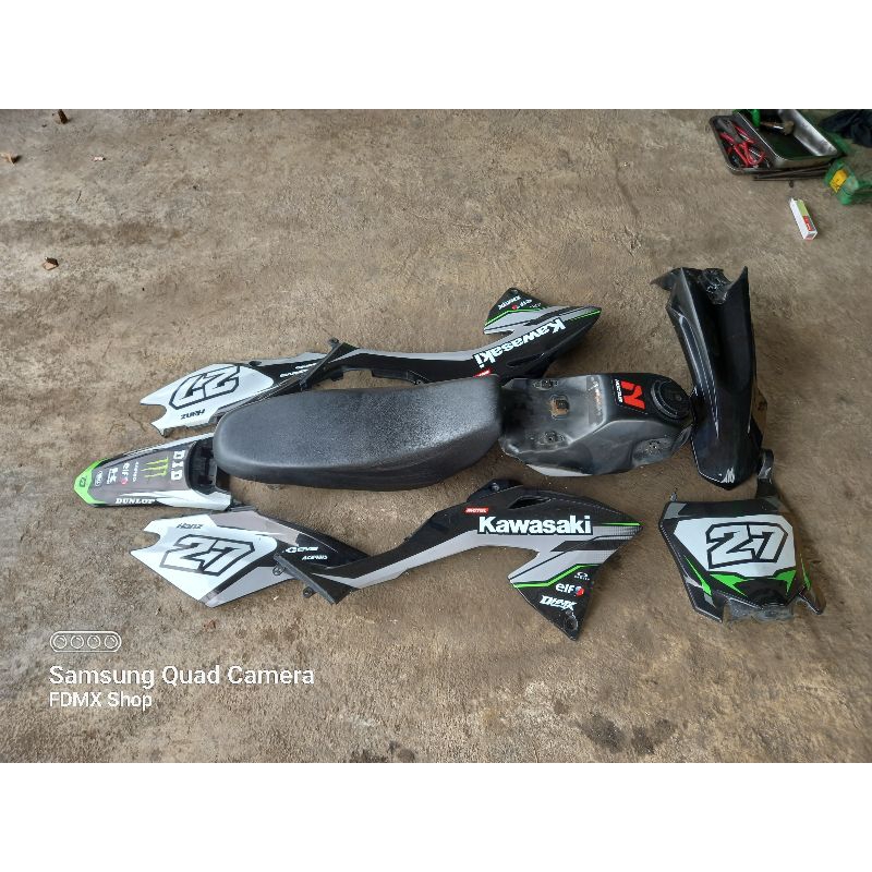 Body set KLX BF Copotan original Hitam