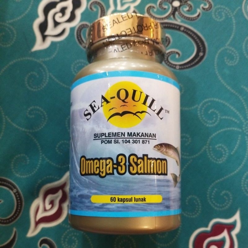 SEA QUILL OMEGA 3 SALMON ISI 60 KAPSUL