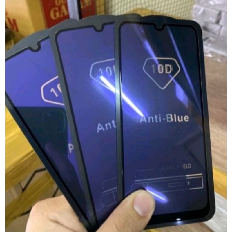 TG 10D Oppo A16 TEMPERD Glass Blue Light anti radiasi anti intip anti air anti pecah bahan full kaca