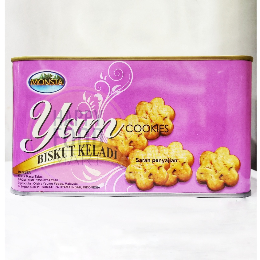 

[HALAL] MONSTA BISKUIT UBI KELADI 700 GRAM/ TARO BISCUIT/ YAM CRACKER/ KUKIS TALAS/ YAM COOKIES