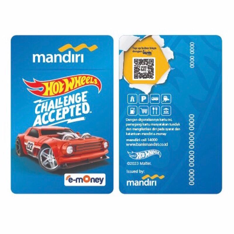 Mandiri e-Money edisi Hot Wheels - Count Muscula / Roger Dodger / Twin Duction