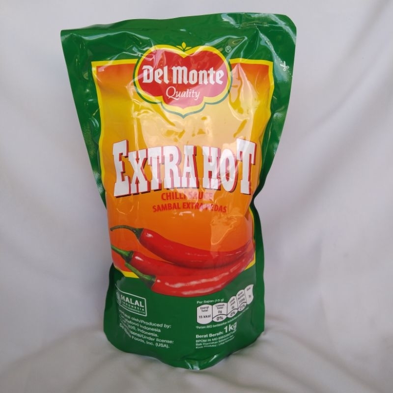 

Delmonte quality 1kg saus tomat & saus Extra sambal