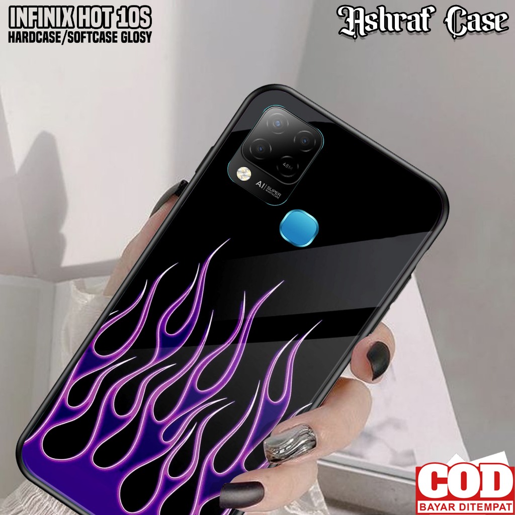 Case Hp Infinix Hot 10S - Casing Infinix Hot 10S ( FIRE ) Silikon Hp Infinix Hot 10S - Kesing Hp Inf