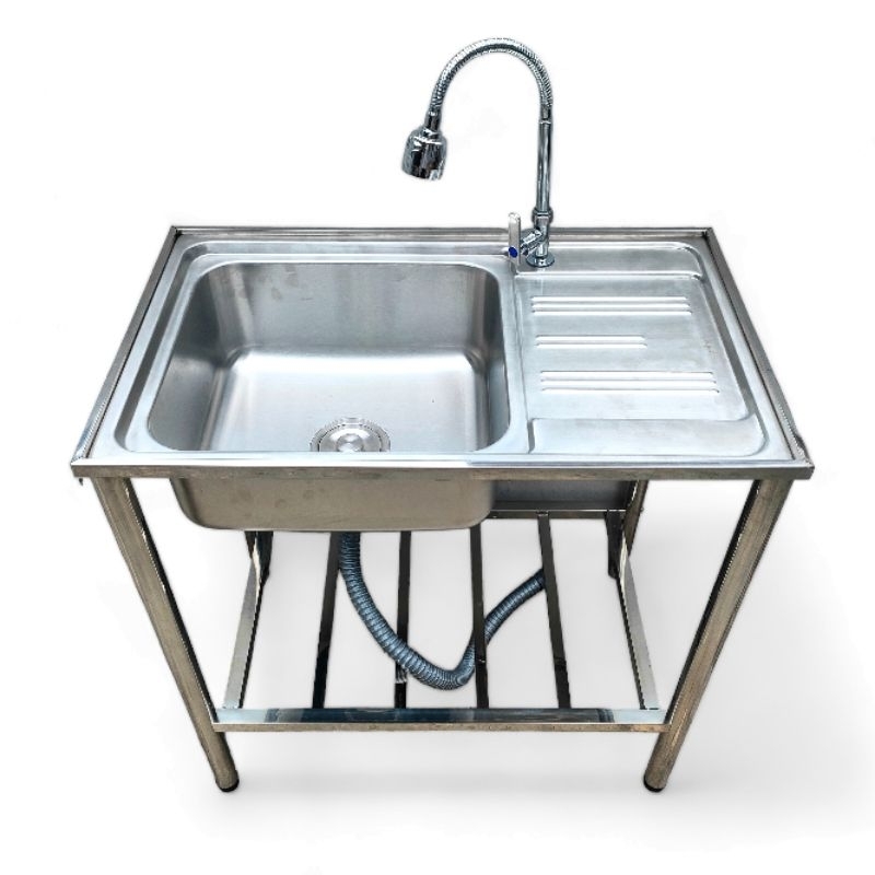 kitchen sink set portable bak cuci piring rak cuci piring  sink portable