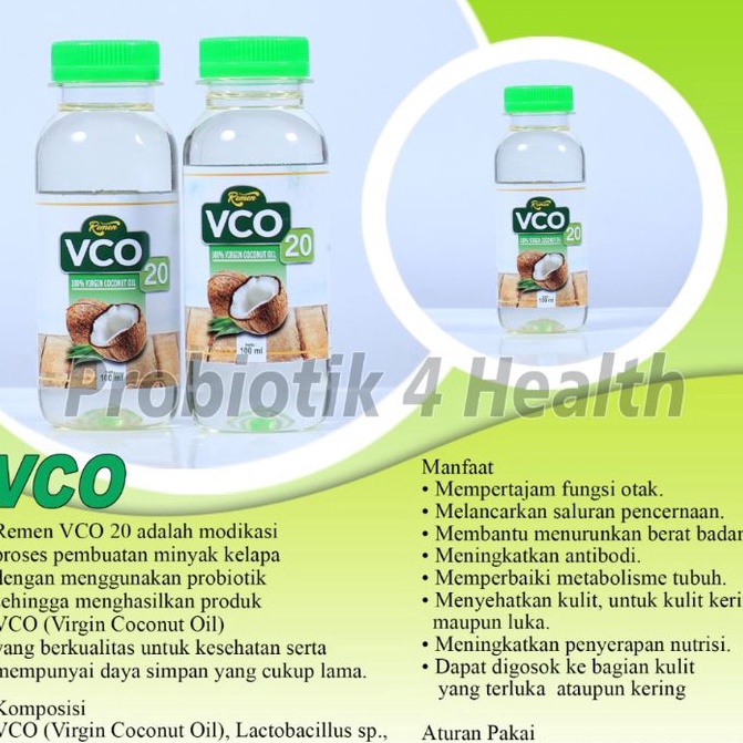 

COD VCO SR12 DAN VCO PROBIOTIK