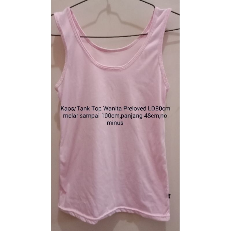 Tanktop/Kamisol Yukensi Cewek Dewasa Remaja Preloved Bekas Murah