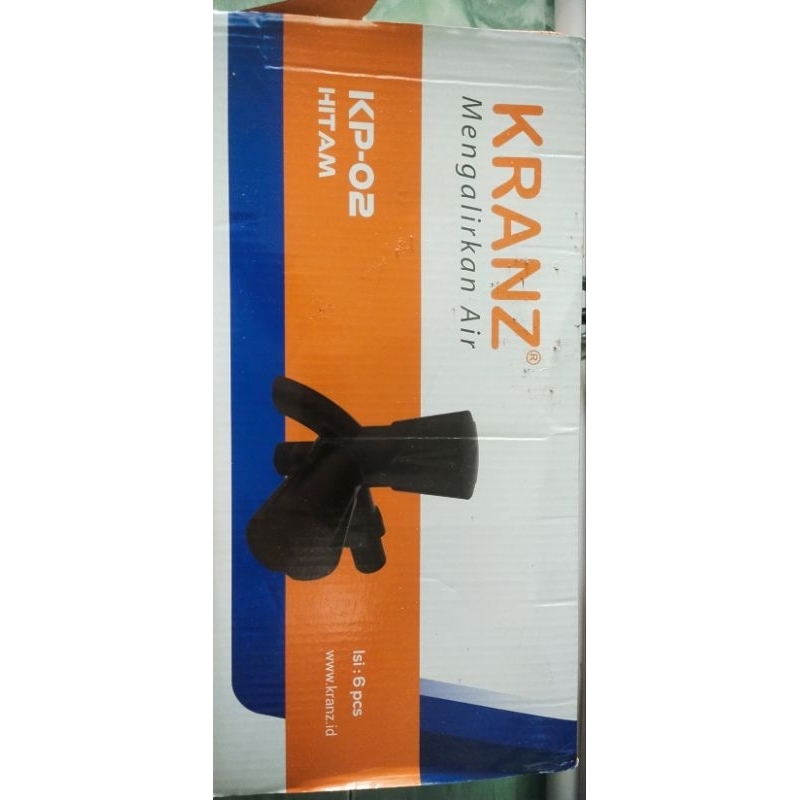 Kran Keran Air 2 Dua Cabang Kran Double 1/2 inch Shower Plastik PVC