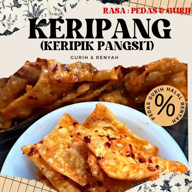 

Keripang (Keripik Pangsit)