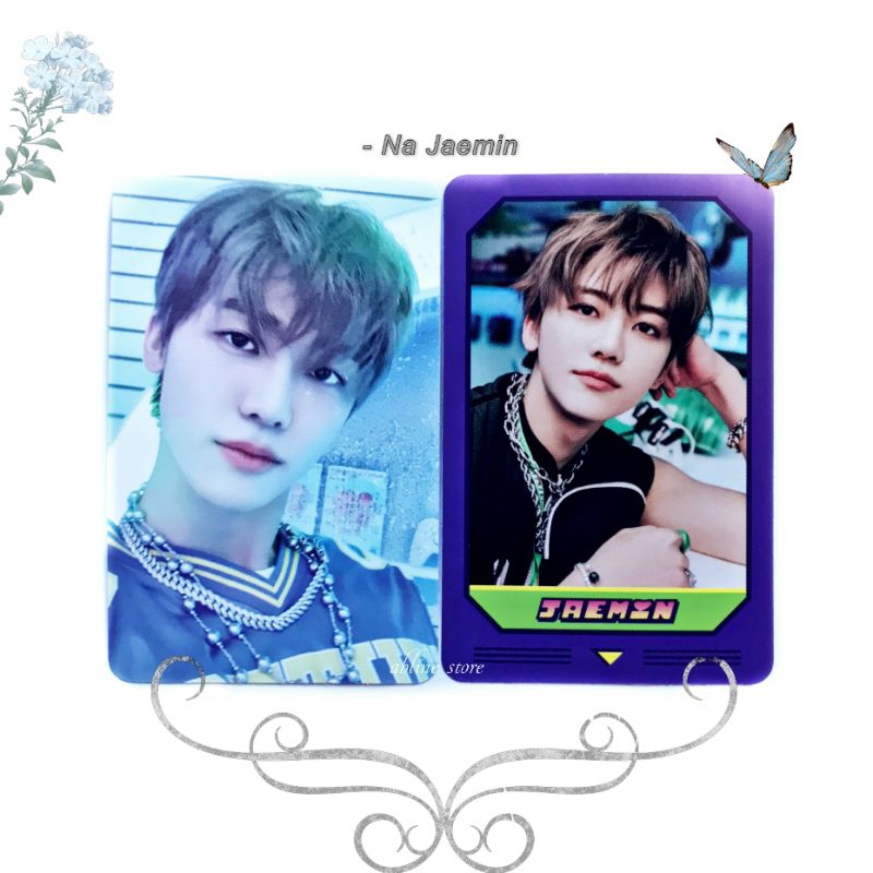 pc jaemin matching game card sticker set