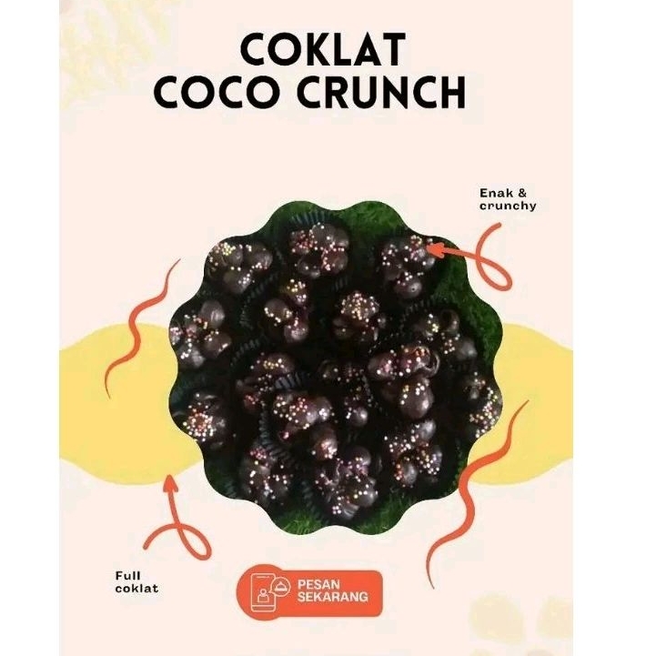 

Kue coklat coco crunch/Kue kering coco crunch springkle (isi lbh bnyak)