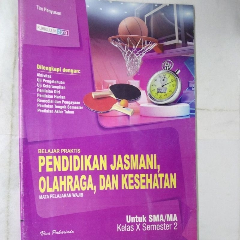 LKS SMA PENJASKES PJOK KELAS 10 SEMESTER 2 KURIKULUM 2013 K13