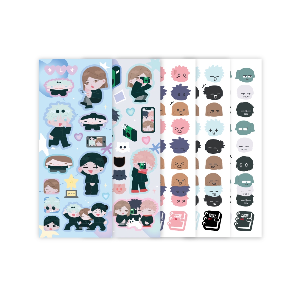 

jujutsu kaisen stickers by nebac