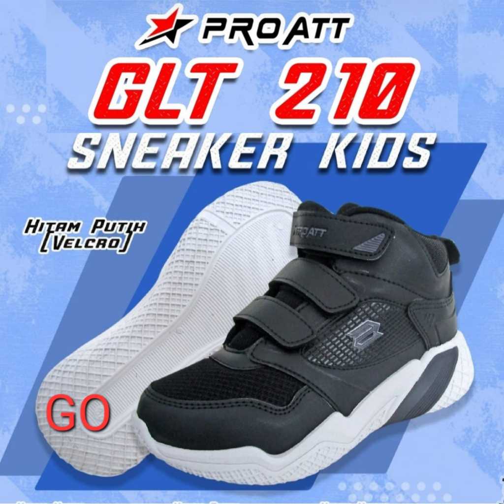 gos PRO ATT GLT 210V & LDN510V & SAL 3000 Sepatu PEREKAT Sekolah Anak Laki Laki Perempuan Perekat Bo