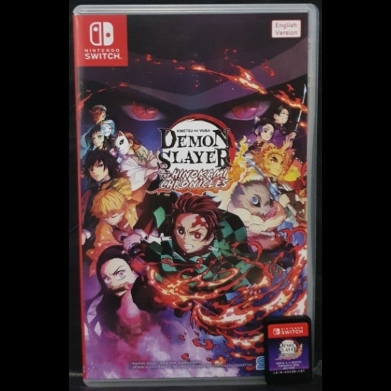 Demon Slayer Kaset Nintendo Switch