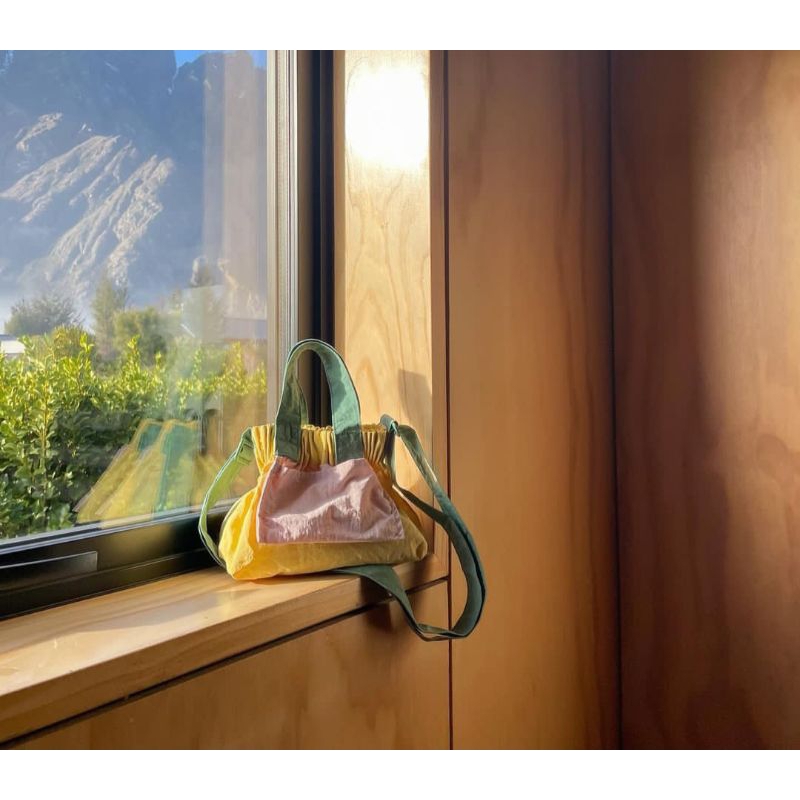 Beyond The Vines The Colourblock Micro Yellow Blush