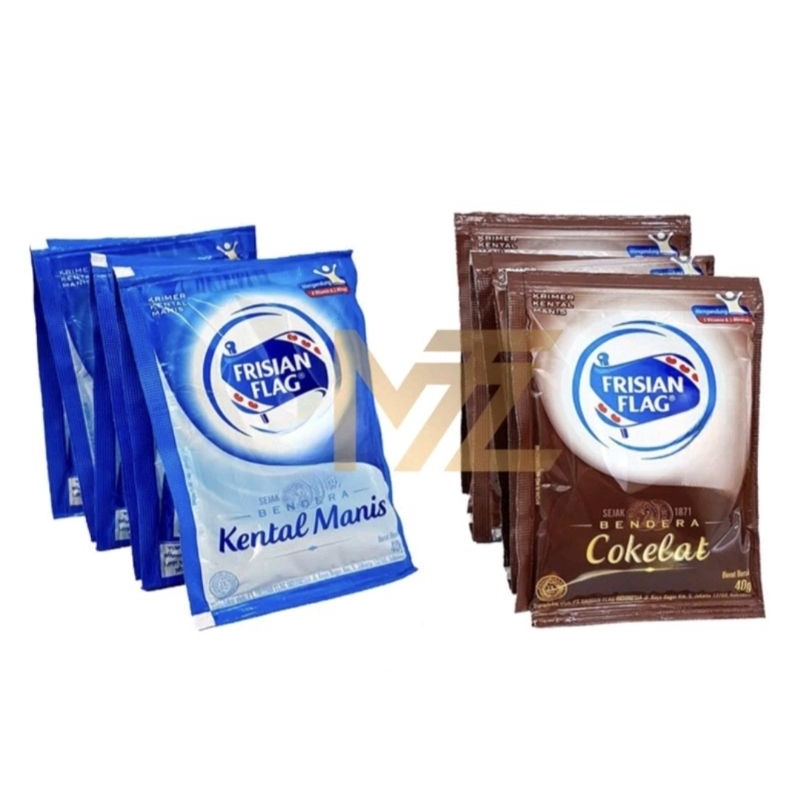 

Susu Kental Manis Cap Bendera Kemasan Sachet / Krimer Sachet