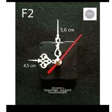 mesin jam dinding dan jarum