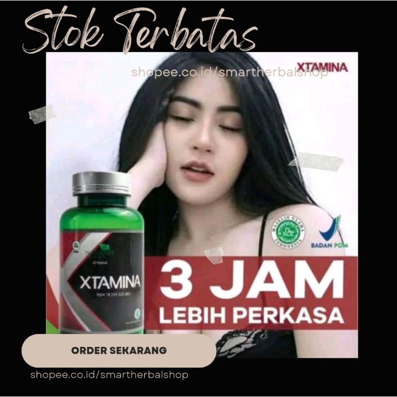 XTAMINA - X TAMINA Suplemen Obat Herbal Stamina Pria PerkasaXTAMINA Herbal Stamina Pria Dewasa Kuat 
