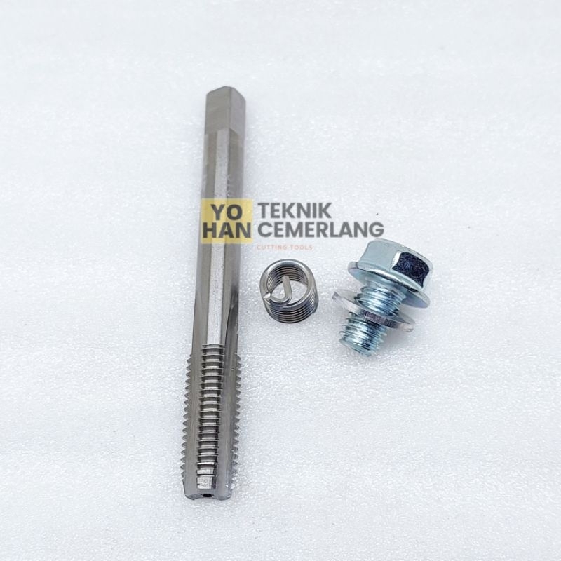 Tap Set Recoil Baut Oli Gardan M8 x 1.25 Drat Baut Kunci 12