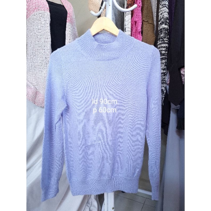 atasan wanita sweater rajut tipis PL