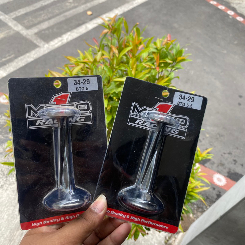klep moto1 34/29 Klep MOTO 1 34/29 batang 5 dan 5,5 original klep moto1 racing