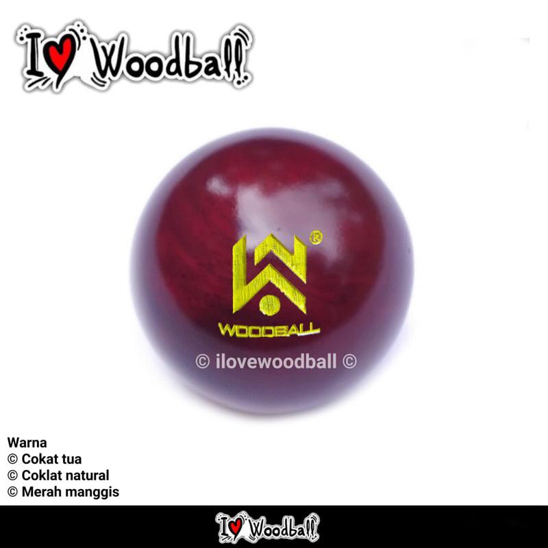 Bola Merk W-Woodball - Woodball