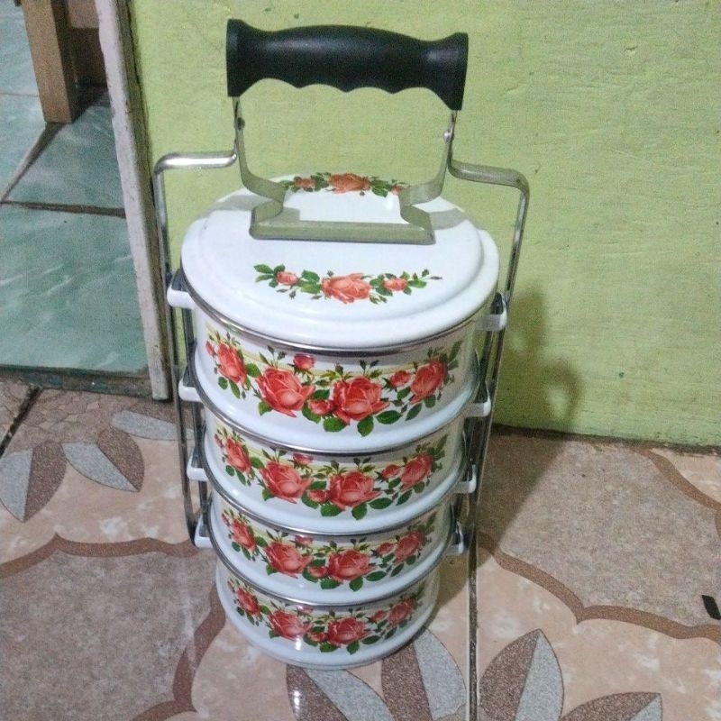 rantang enamel, rantang ideal, rantang jadul, rantang tebal