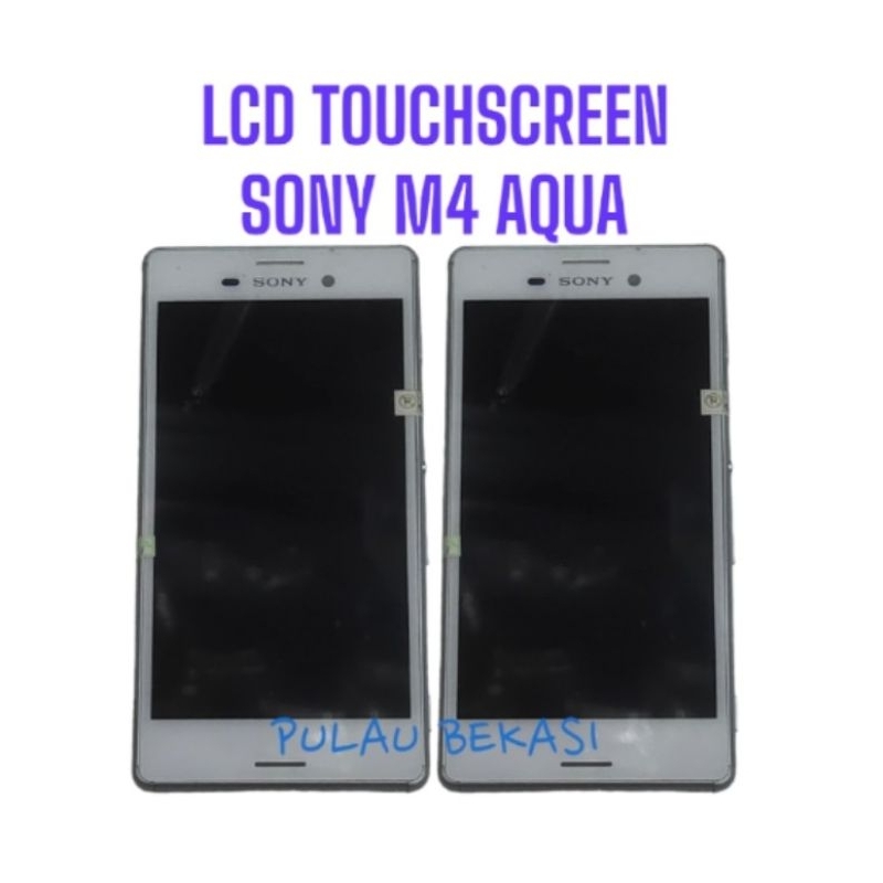 LCD TOUCHSCREEN SONY XPERIA M4 AQUA / E2303 / E2306 / E2353 + FRAME - LCD TS SONY M4 AQUA / E-2303 /
