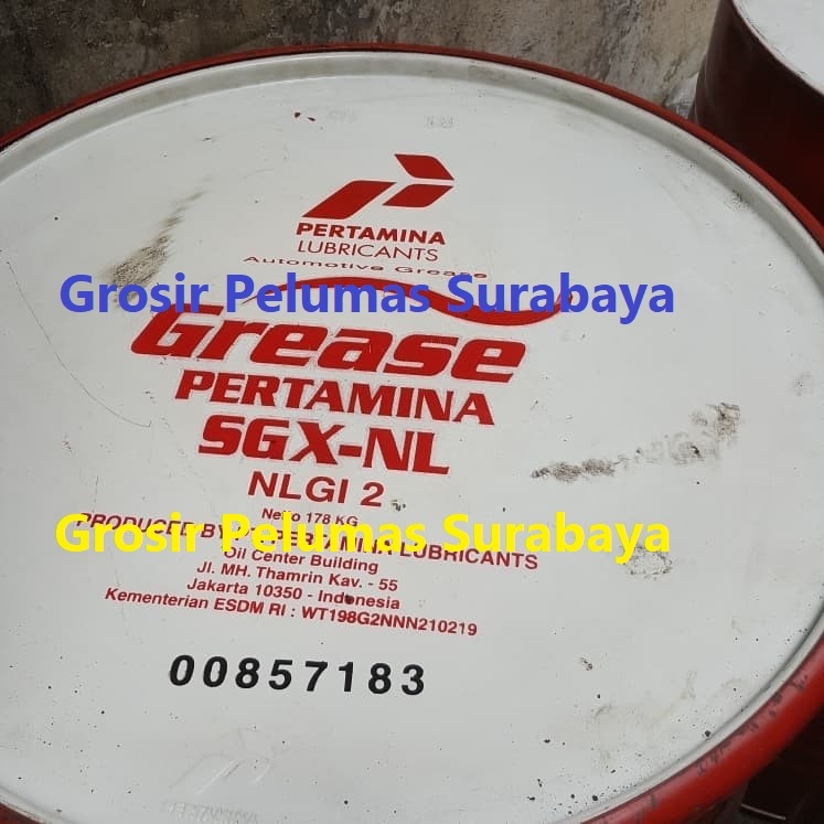 ORIGINAL Gemuk Pertamina SGXNL DRUM 178kg Lithium Grease multipurpose Stempet serbaguna