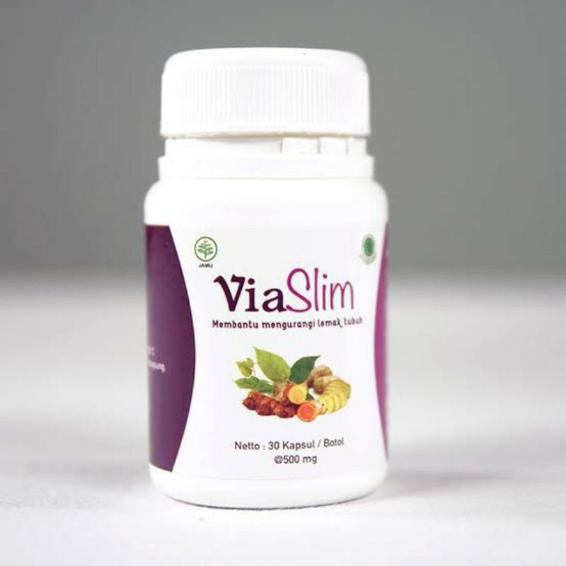 ViaSlim Via Slim Asli Obat Pelangsing Penurun Berat Badan Alami/Herbal