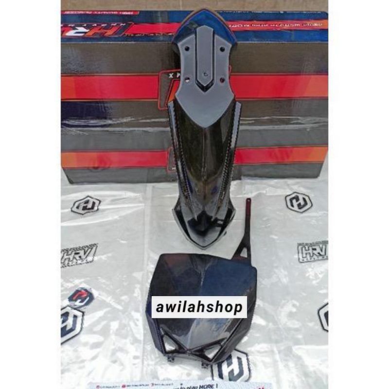 Spakbor depan yz 86 new HRV dan papan nomor yz 85 new hrv spakbor depan dan papan nomor yz 85 new