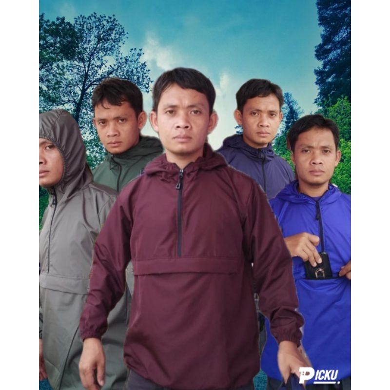 Promo jaket cougle polos - jaket parasut olahraga jaket bermotor pria wanita