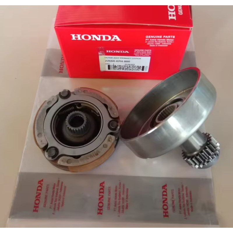 lonceng mangkok ganda+kampas ganda assy karisma supra x 125 KPH