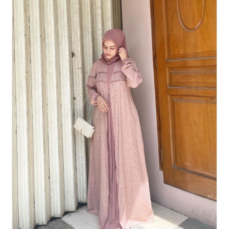 GUZEL DRESS ORIGINAL BY ZEEN.BY.ZI ( READY SIAP KIRIM) Only  size XXL . Ngabisin STOK