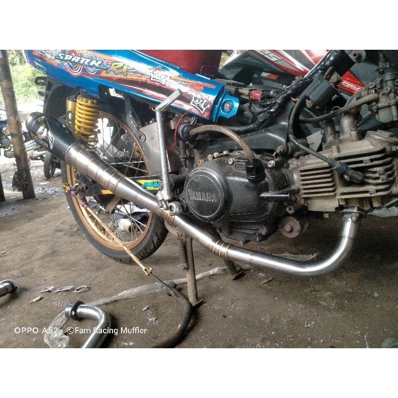 Leheran Knalpot Underbone Road Race Jupiter Z1 Smesh Shogun Supra Jupiter Z Vega Lama Underbone Pate