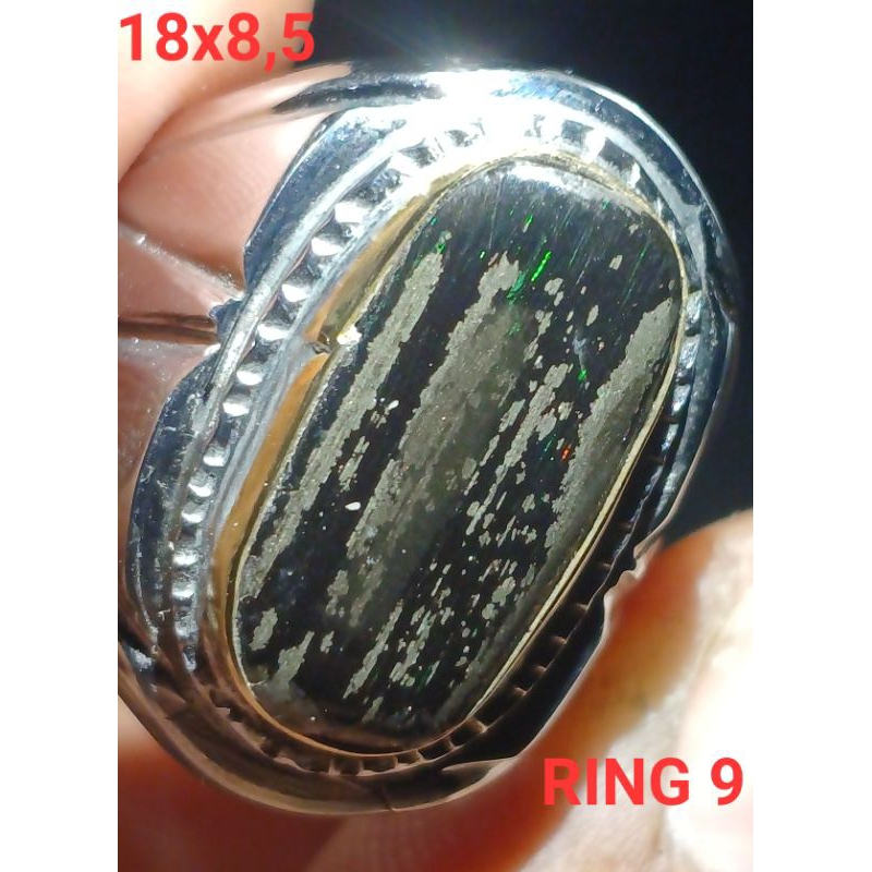 RING,9 BLACK OPAL SEMPUR RUYUNG 18X8,5