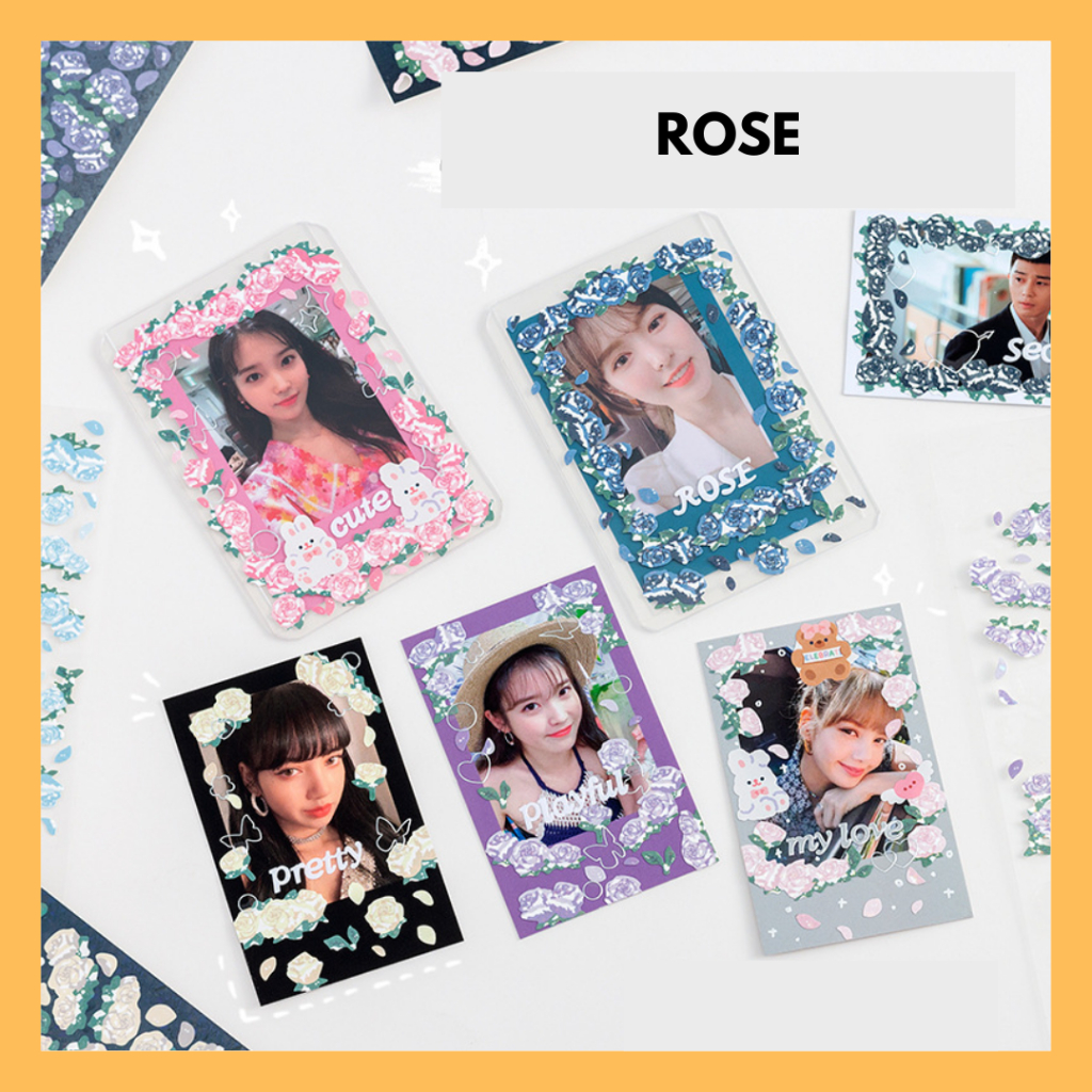 

Sticker Rose Aesthetic Hologram for Deco
