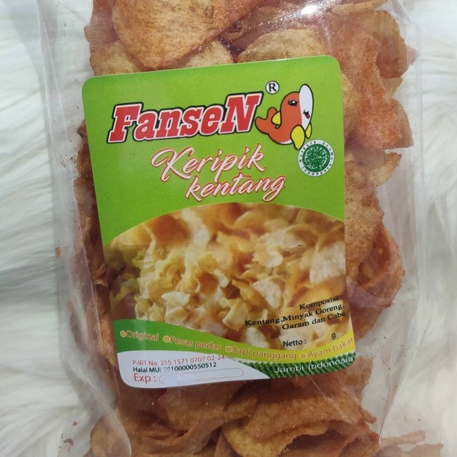 

Keripik kentang FANSEN 100 gr ORIGINAL