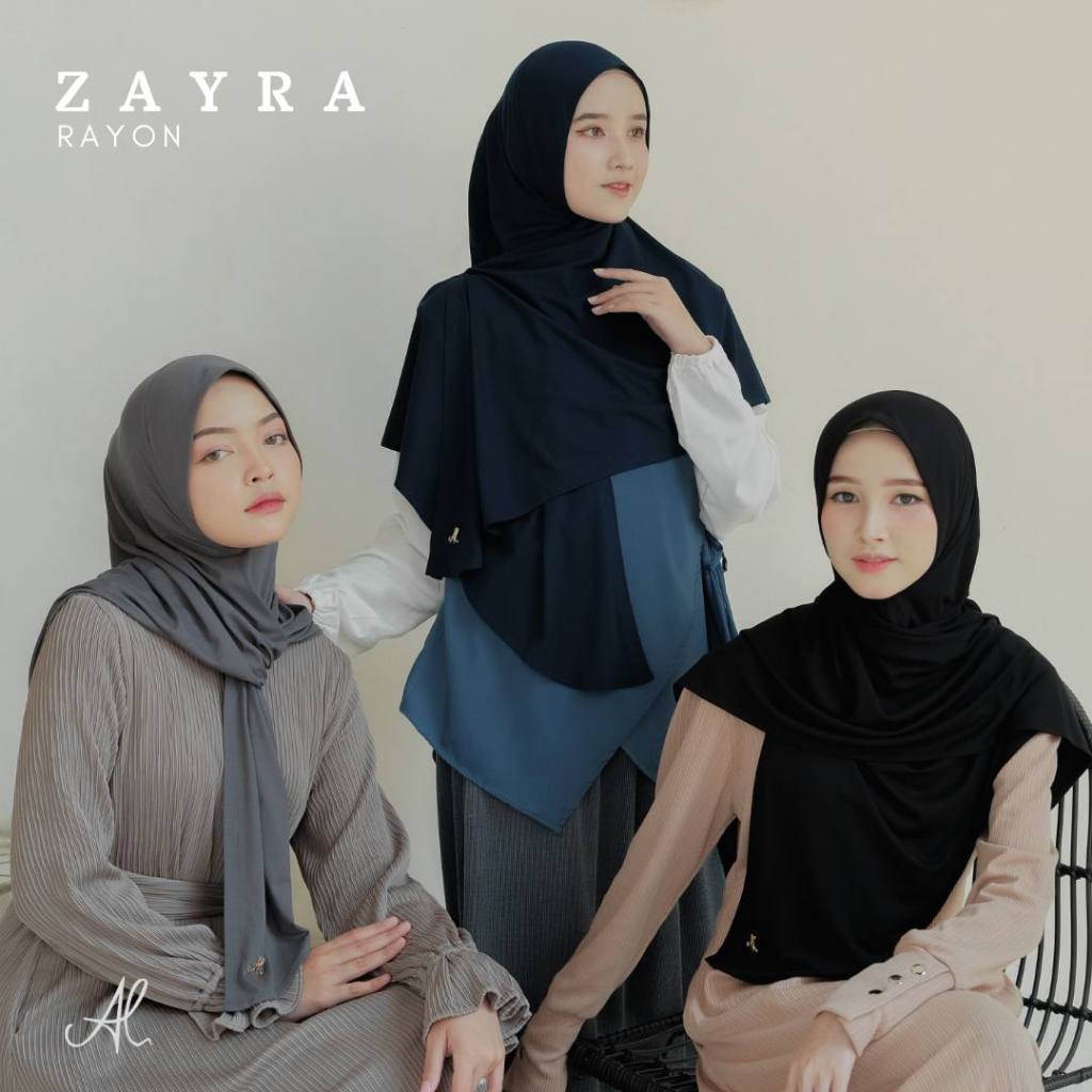 ALBATA HIJAB - ZAYRA INSTANT SQUARE SPANDEX / ORIGINAL ALBATA