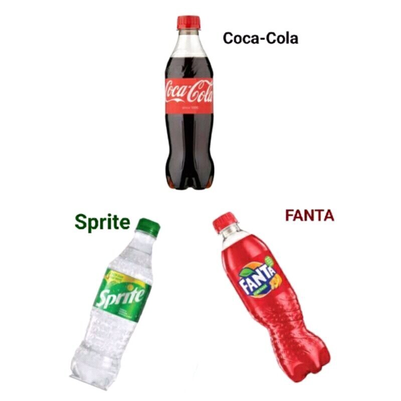 

COLA,SPRITE,FANTA 390 ml / 12 pcs / PACK